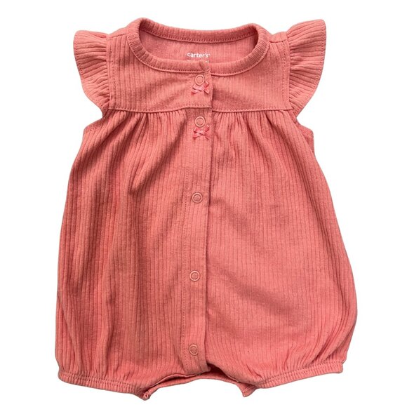 CARTER'S + Baby Girl 0-3M Bodysuit Outfit Bundle Floral Pink Neutral Lot of 10pc - Picture 7 of 14